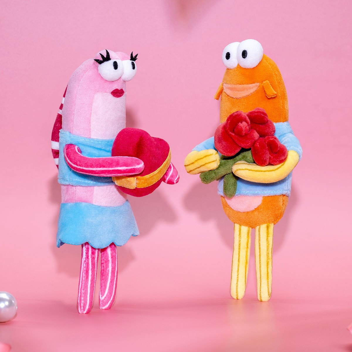 Bikini Bottom Buddies - Romantic Fish Series Plush Pendants