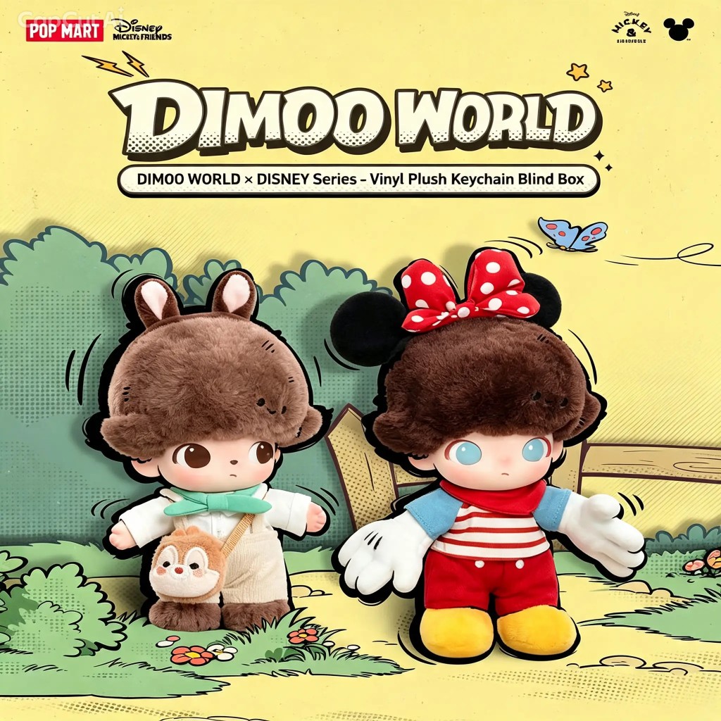 Dimoo World TV Show Plush Blind Box