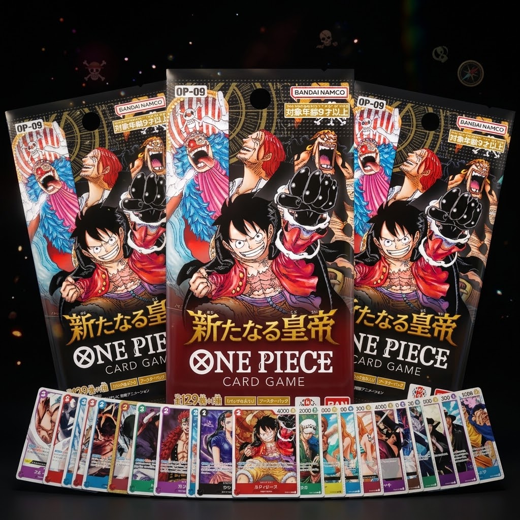 One Piece Card Game OP-09 The New Emperor (Japanese) - Single Booster Pack