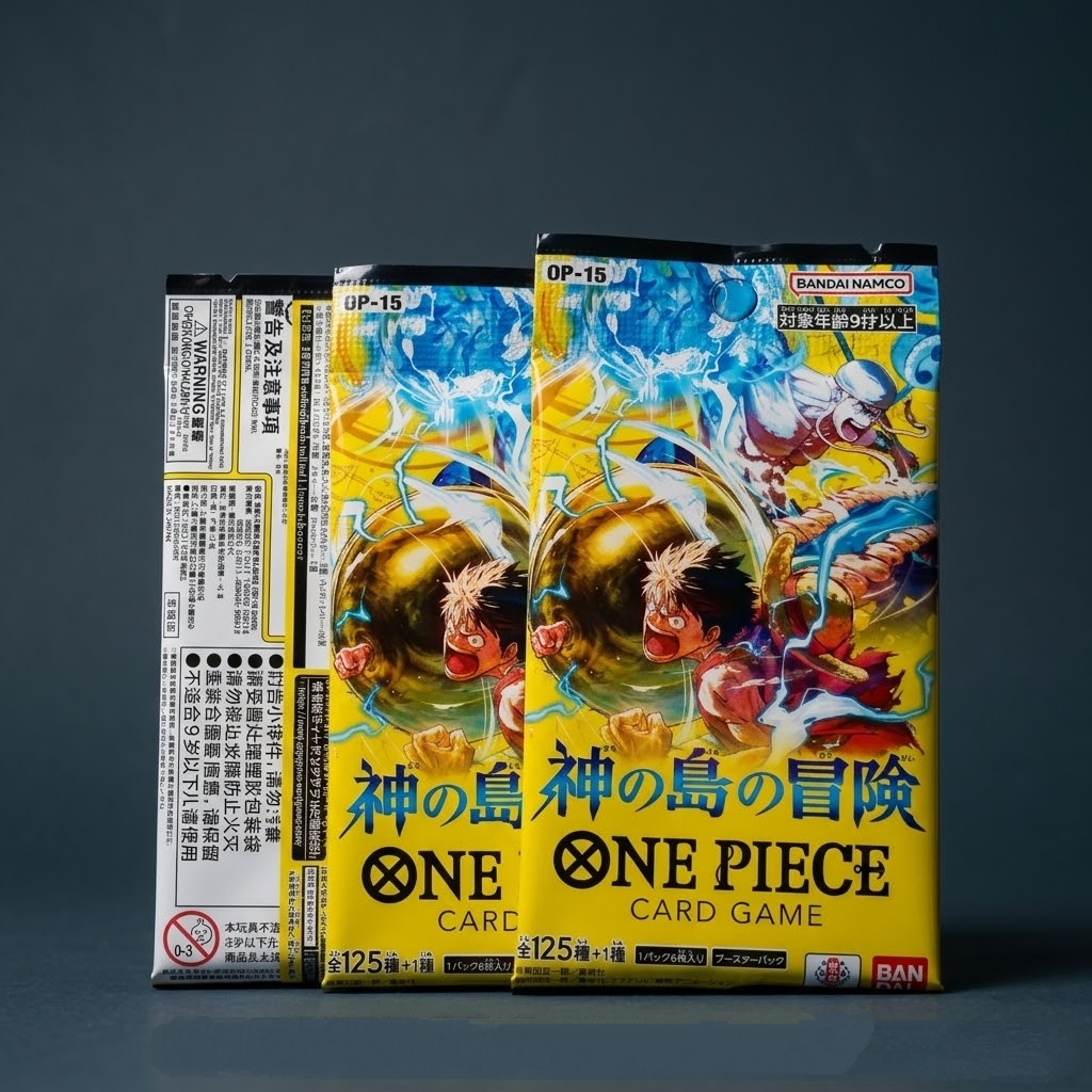 One Piece OP-15 Adventure on the Island of the Gods Japanese Single Booster packs Card game