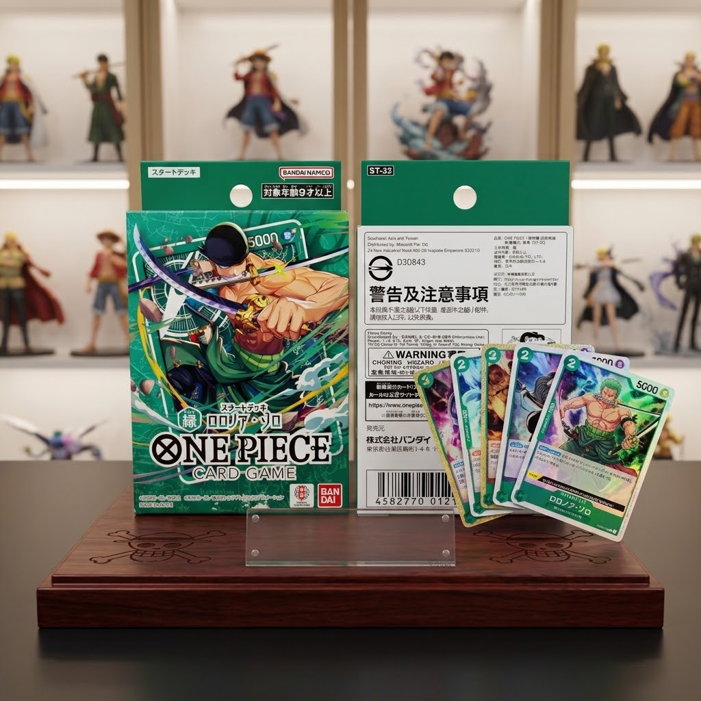 One Piece Card Game Starter Deck: Green Roronoa Zoro [ST-32] (Japanese Edition)