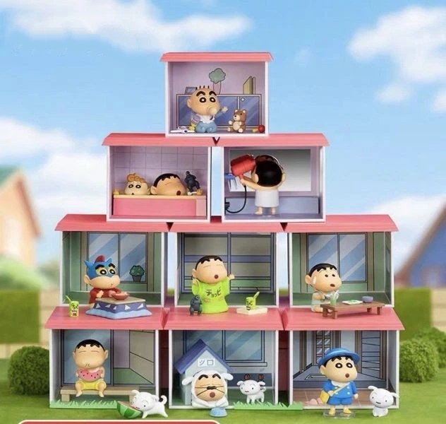 BLIND BOX Crayon Shinchan Life in Kasukabe, Mystery Box, random Box