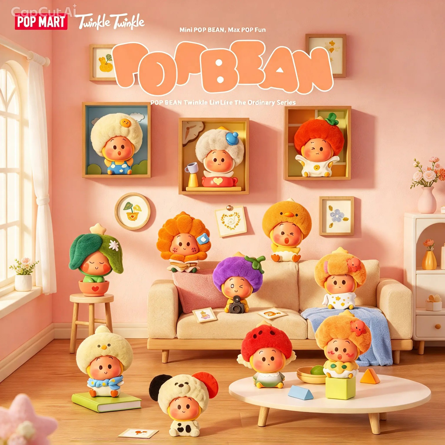 POP MART POP BEAN Twinkle Twinkle Live The Ordinary Series Blind Box