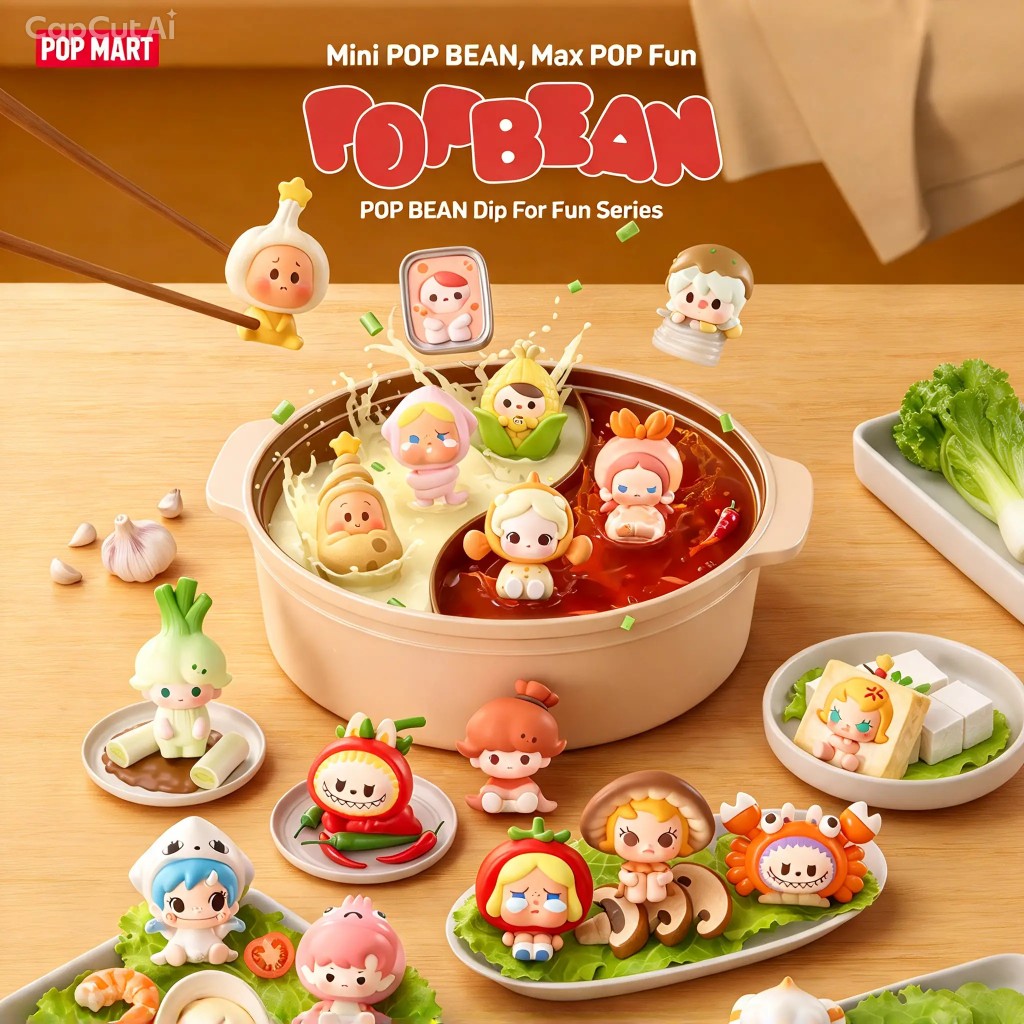 POP MART POP BEAN Dip For Fun Series Blind Box