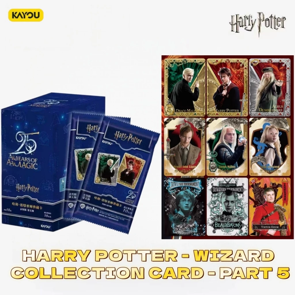 KAYOU Harry Potter: 25 Years of Magic Wizarding Collection Cards - Eternal Edition Episode 5 Booster packs