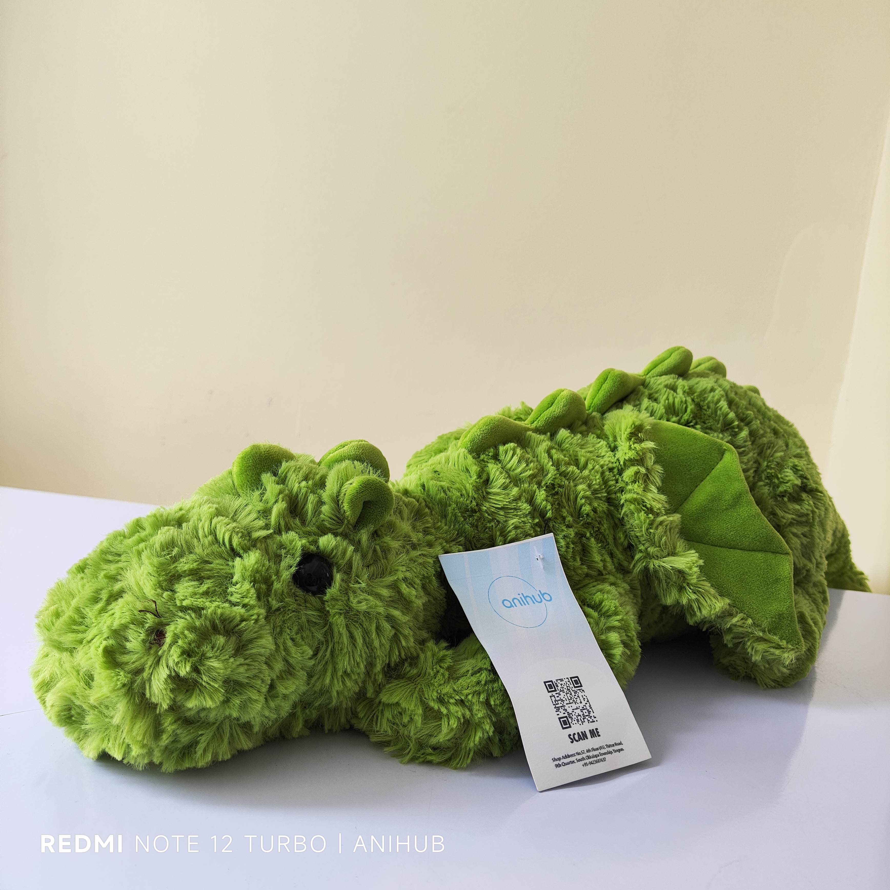 Flying Dragon Green Plush 70cm