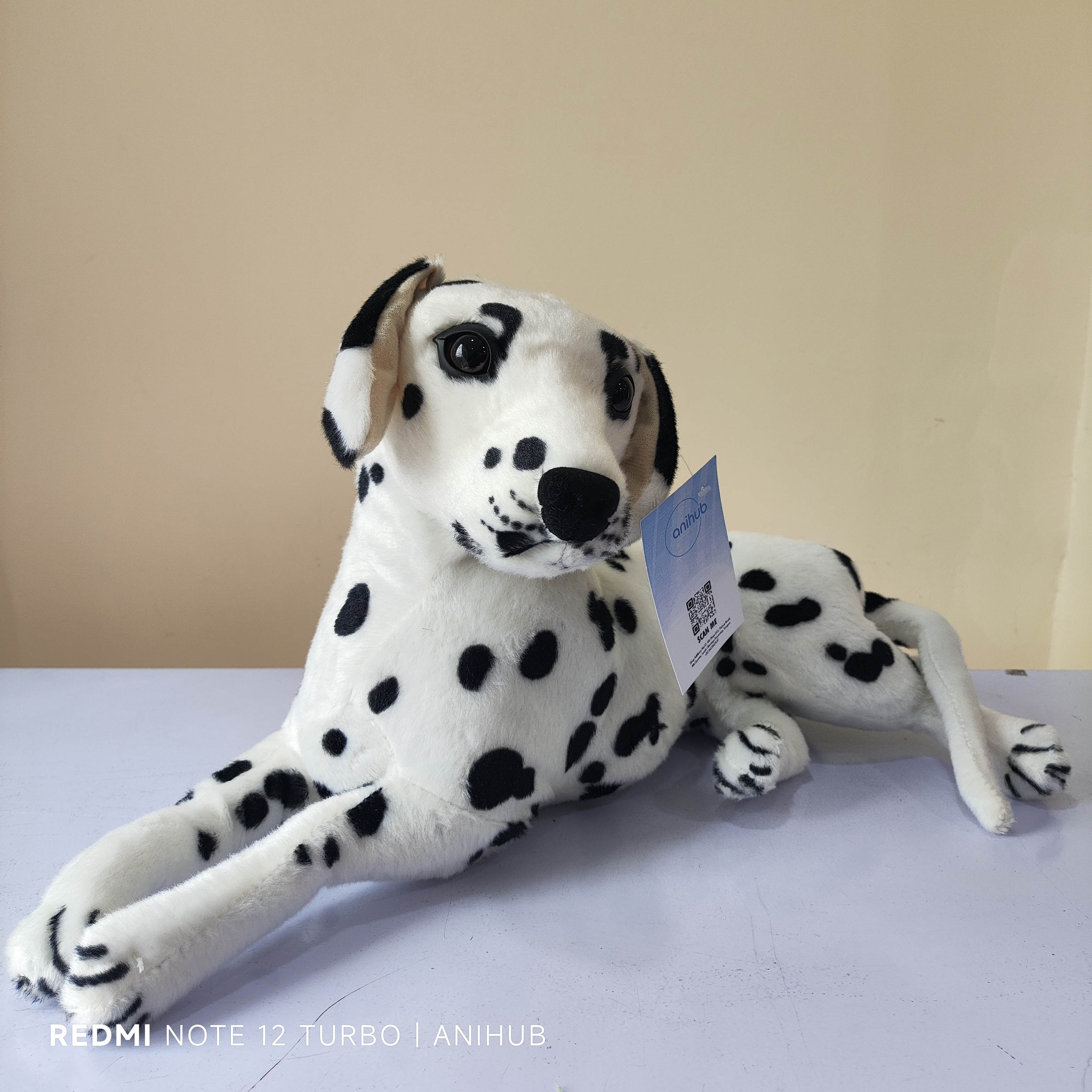 Dalmatian dog lying plush 35cm