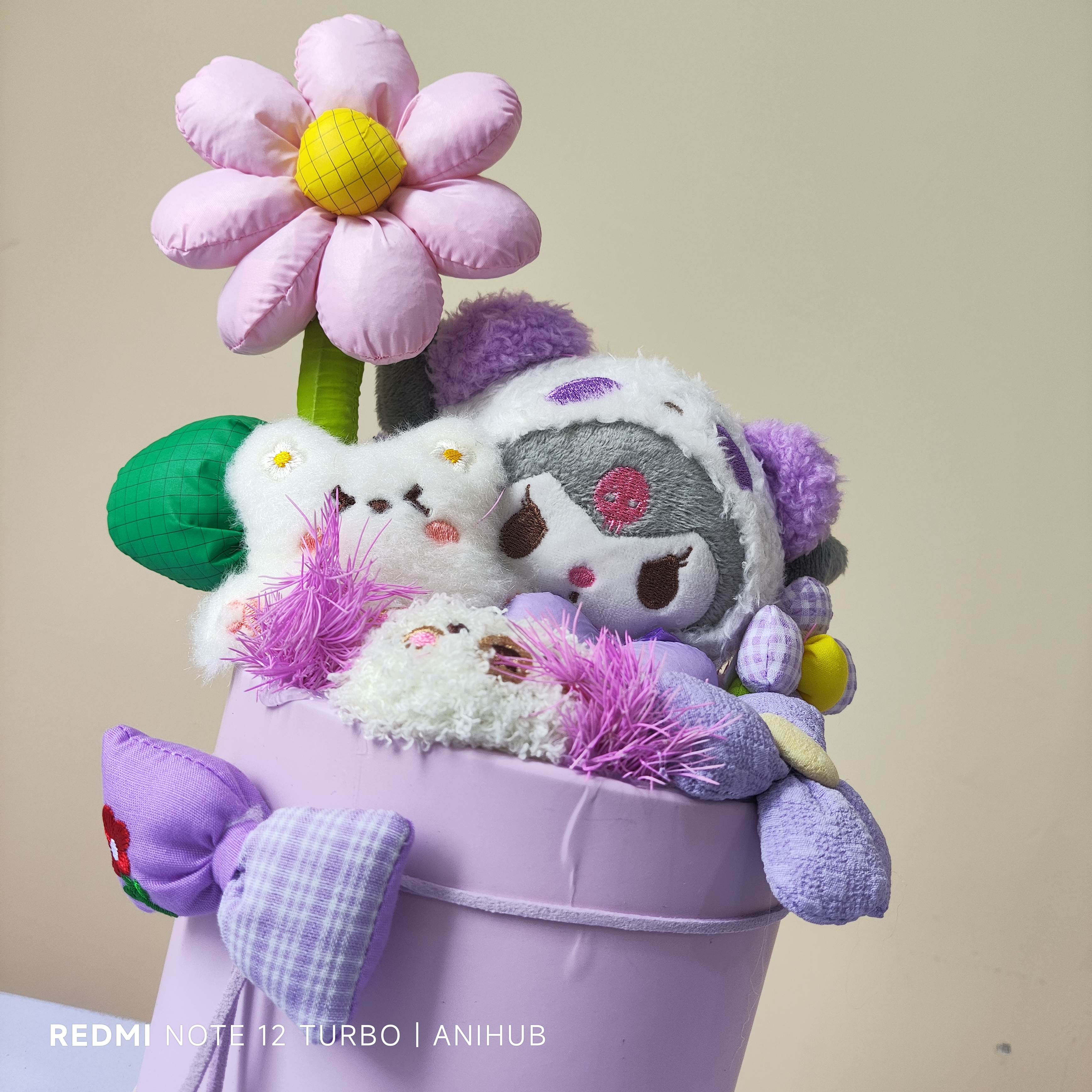 Kuromi Bouquet With Bucket 30cm