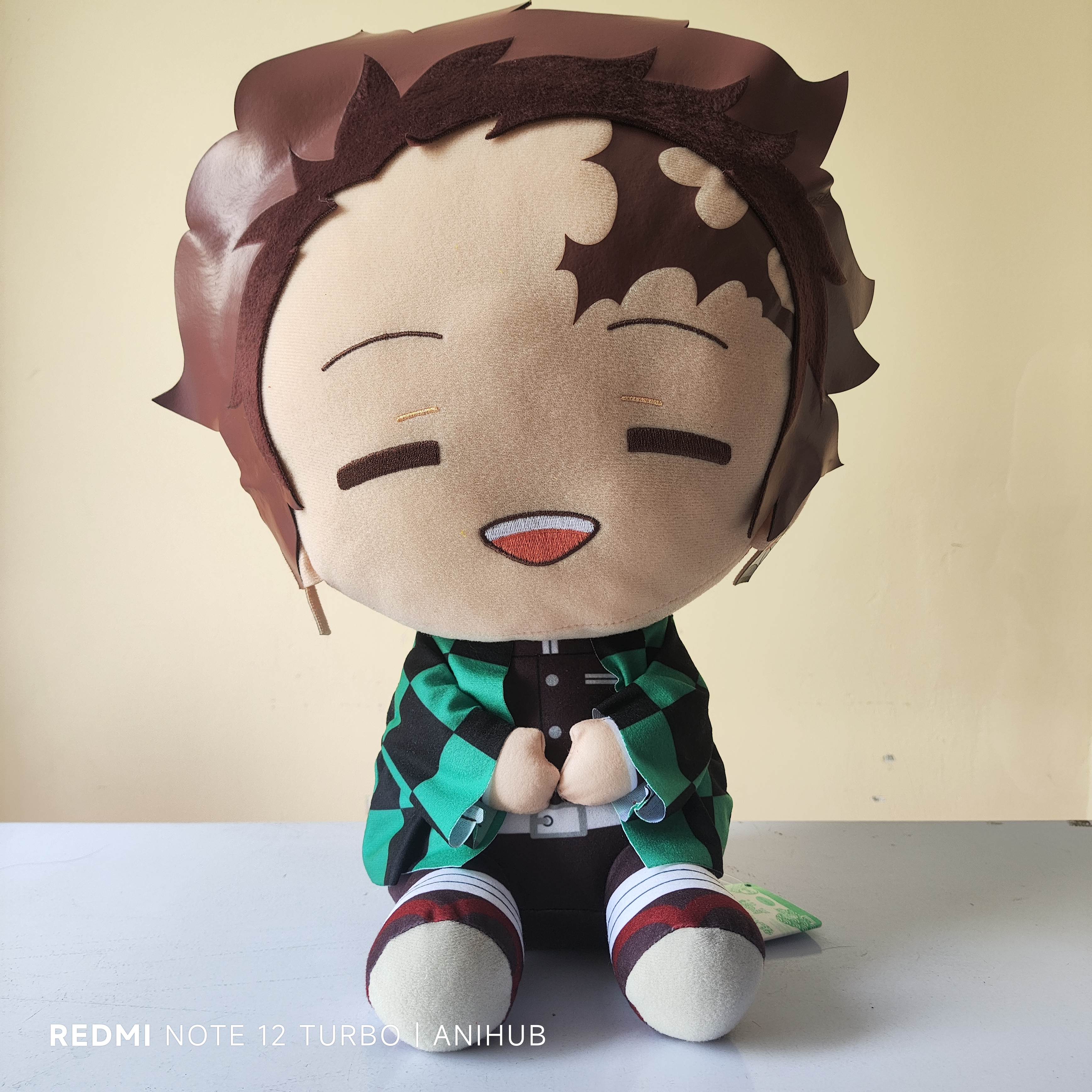 Demon Slayer Tanjiro Smiling Sitting 30cm plush