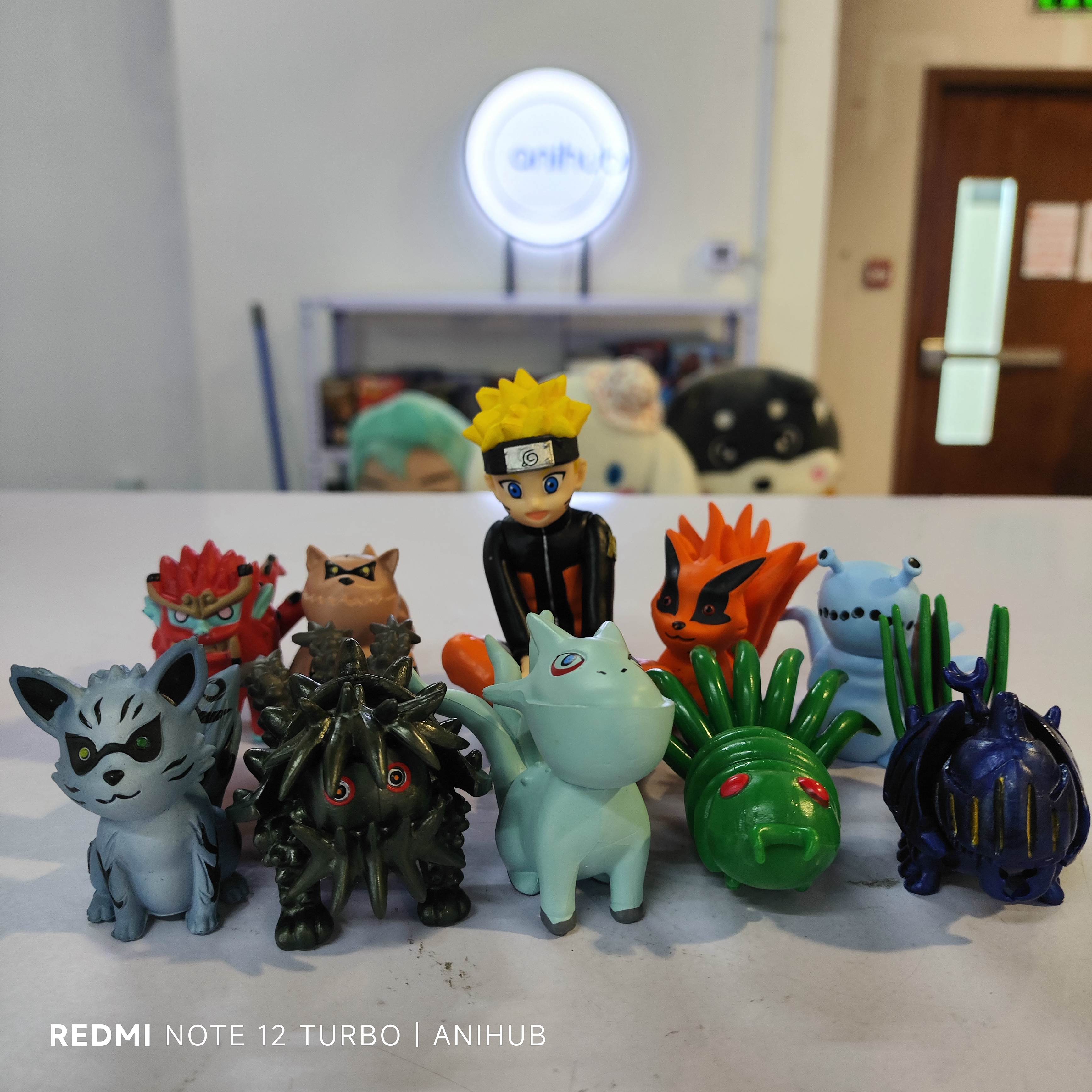 Naruto with Jinchuriki 10 Pcs set 10cm