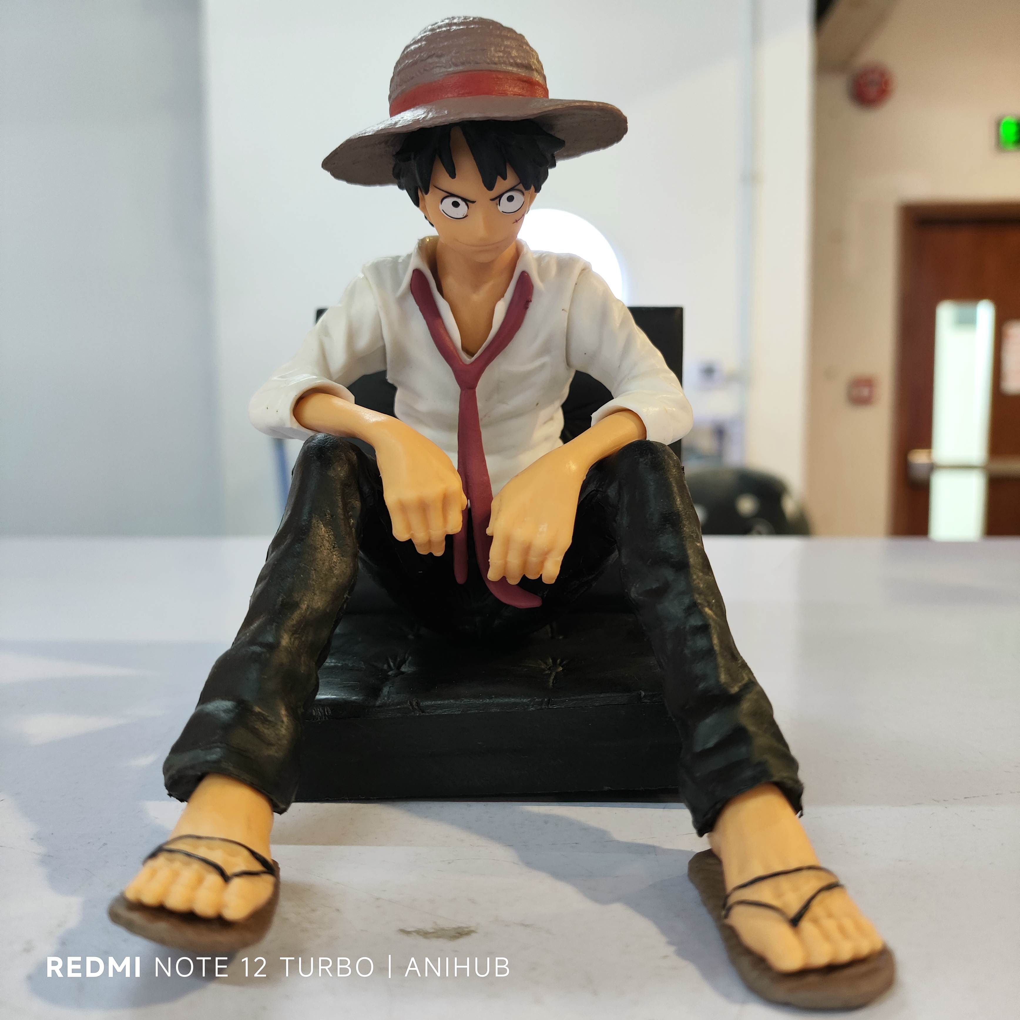 Luffy Sitting in the chair