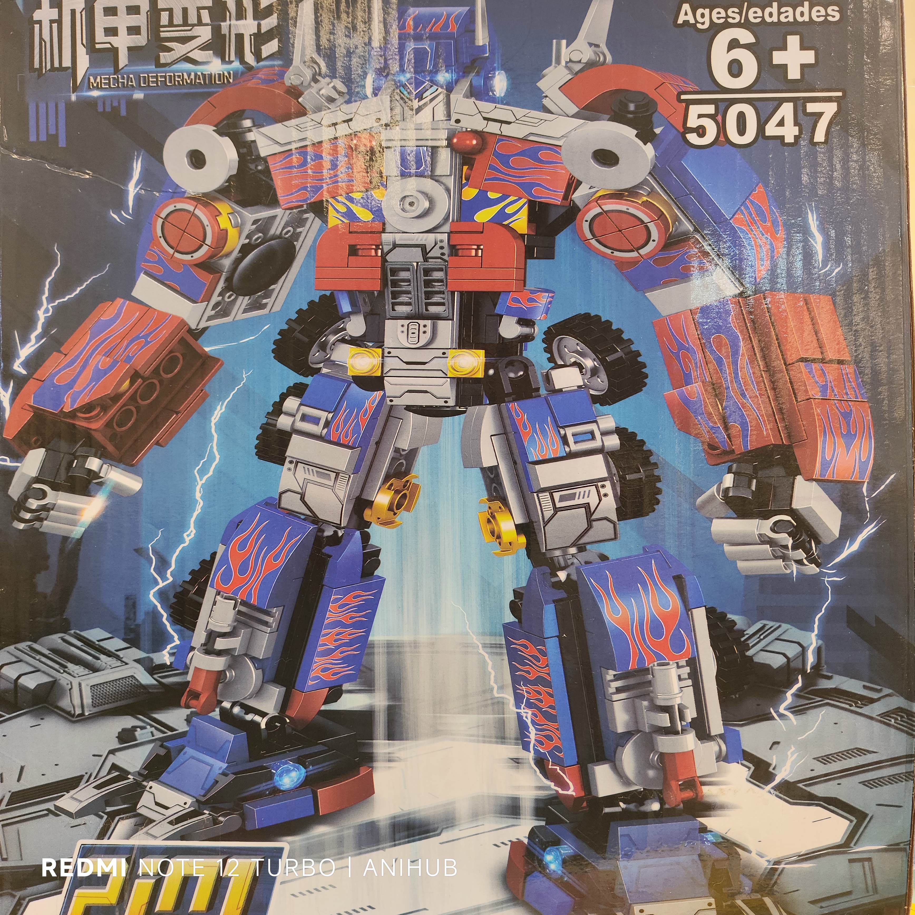 Transformer Mecha Deformation Lego