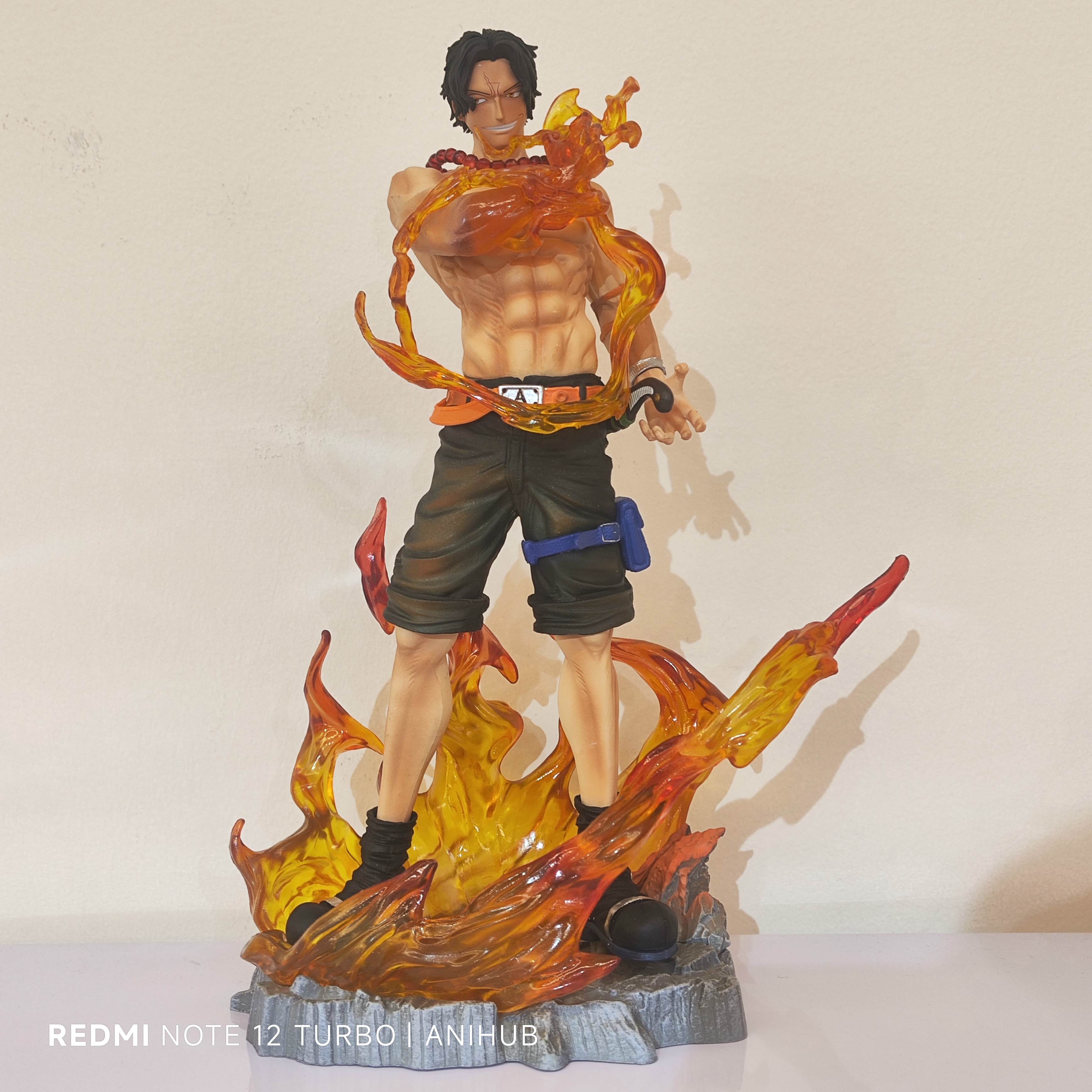 One Piece Portgas D Ace Pvc Statue Brother Figurine GK Copy