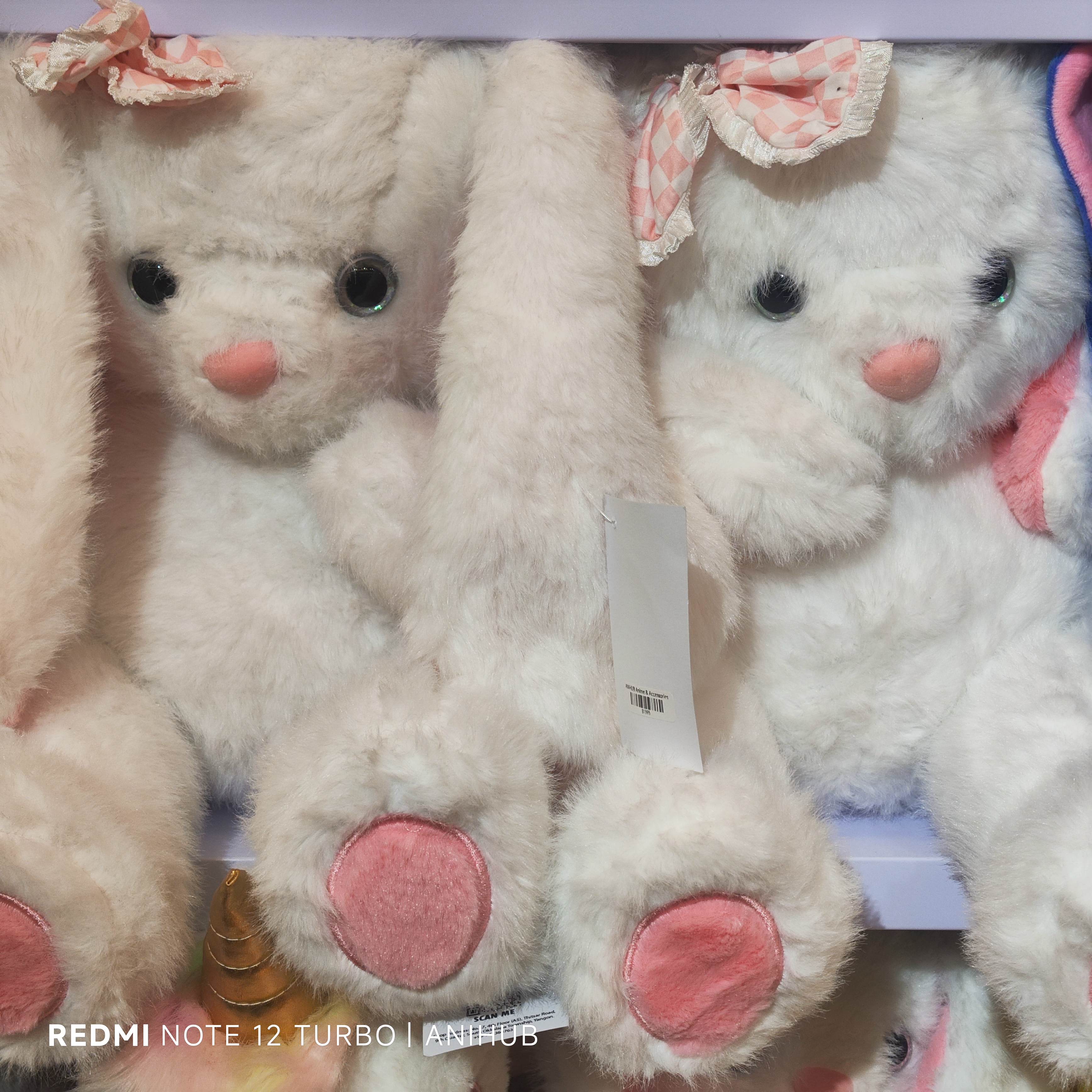 Bunny with ribbon plush 50cm